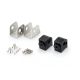 Footpeg adapters PUIG 20256N Negru