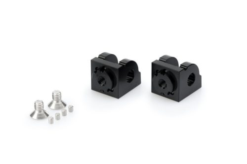Footpeg adapters PUIG 20317N ajustabila Negru
