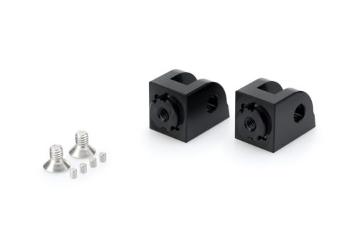 Footpeg adapters PUIG 20318N ajustabila Negru