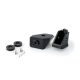 Footpeg adapters PUIG 20321N ajustabila Negru
