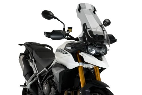 Windscreen PUIG TOURING WITH VISOR 20376H smoke