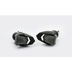 Frame sliders PUIG R19 20388N black with grey rubber
