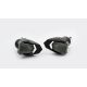 Frame sliders PUIG R19 20388N black with grey rubber