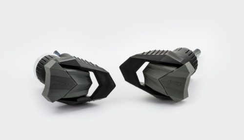 Frame sliders PUIG R19 20450N Negru black with grey rubber