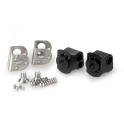 Footpeg adapters PUIG 20455N ajustabila Negru