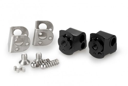 Footpeg adapters PUIG 20455N ajustabila Negru