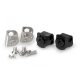 Footpeg adapters PUIG 20455N ajustabila Negru