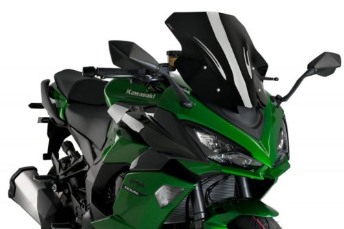 Windscreen PUIG RACING 20471N Negru