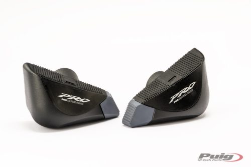 Frame sldiers PUIG PRO 20491N black with grey rubber