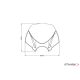 Windshield PUIG NEW. GEN TOURING 20527W transparent