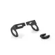 Turn lights plate supports kit PUIG 20532N Negru