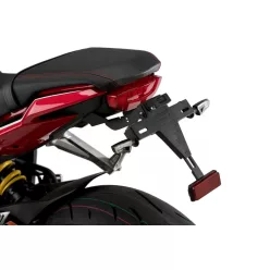 Adjustable license support PUIG 20565N Negru