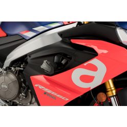 Frame sliders PUIG R19 20606N black with grey rubber