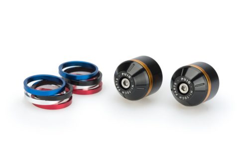 Bar ends PUIG SHORT WITH RIM 20611N colour rings included