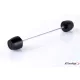 Axle sliders PUIG PHB19 20671N black without color cap fata