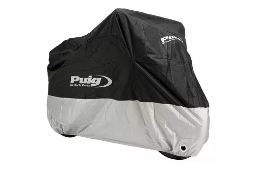 Raincoat motorcycle cover PUIG PUIG LOGO 20726N Negru XXL