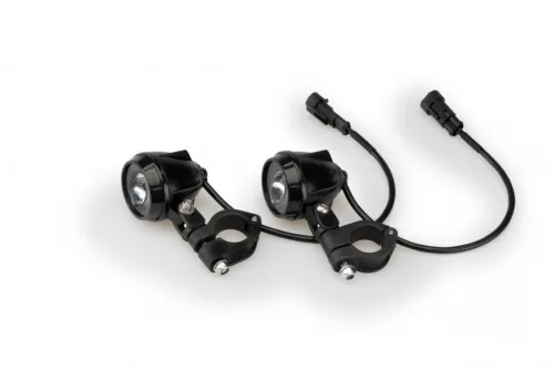 Auxiliary LED lights PUIG BEAM 2.0 20755N Negru homologated, set
