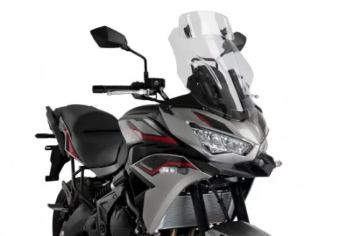 Multiadjustable visor PUIG 2.0 20763W fixed by Suruburi transparent