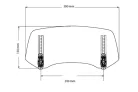 Multiadjustable visor PUIG 2.0 20763W fixed by Suruburi transparent