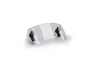Multiadjustable visor PUIG 2.0 20764F clip-on dark smoke