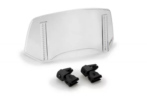 Multiadjustable visor PUIG 2.0 20764W clip-on transparent