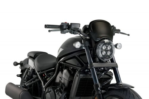 Windshield PUIG FRONTAL PLATE 20821C carbon Look