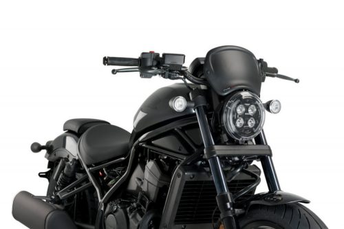 Windshield PUIG FRONTAL PLATE 20821J matt black