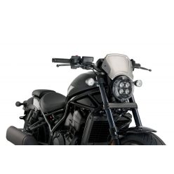 Windshield PUIG FRONTAL PLATE 20822P argintiu aluminium