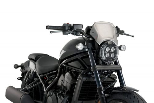 Windshield PUIG FRONTAL PLATE 20822P argintiu aluminium