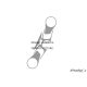 Yoke protector PUIG NAKED 20828U gri