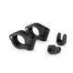 Clamp set PUIG 20831N 25,5 mm Negru