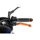 Clutch lever without adapter PUIG 3.0 210TA foldable portocaliu/albastru