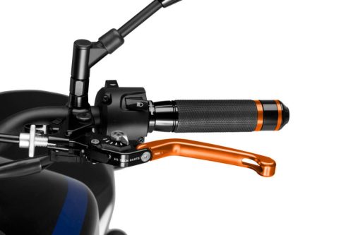 Clutch lever without adapter PUIG 3.0 210TP foldable orange/silver
