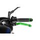 Clutch lever without adapter PUIG 3.0 210VP foldable green/silver