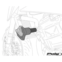 Frame slider PUIG S19 21240N Negru