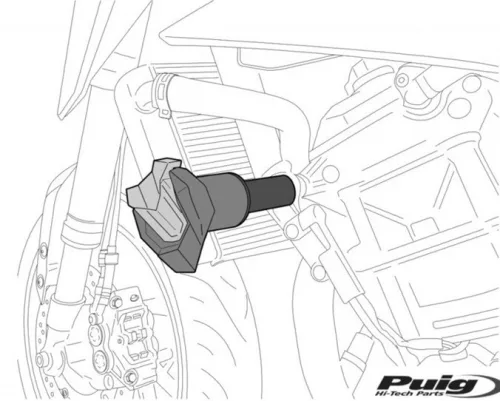 Frame slider PUIG S19 21240N Negru