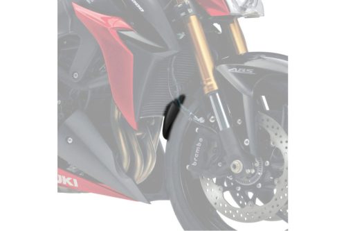 Front fender extension PUIG 21315N Negru
