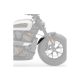 Front fender extension PUIG 21368N Negru
