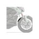 Front fender extension PUIG 21369N Negru