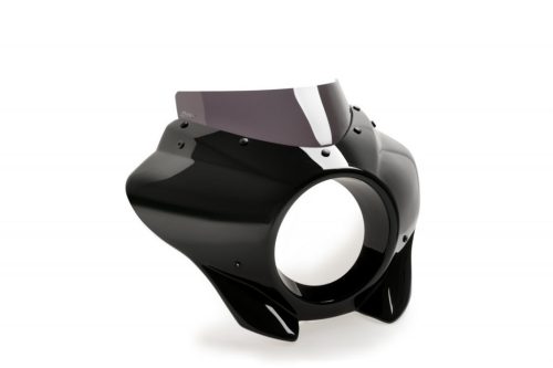 Semifairing PUIG MIRAGE 21460F dark smoke gloss black housing