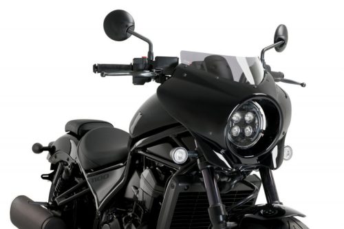 Semifairing PUIG MIRAGE 21460H smoke gloss black housing