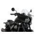 Semifairing PUIG MIRAGE 21461W transparent gloss black housing