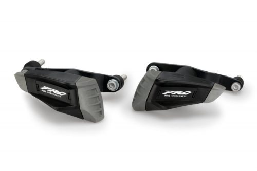 Frame sliders PUIG PRO 2.0 21485N black with grey rubber