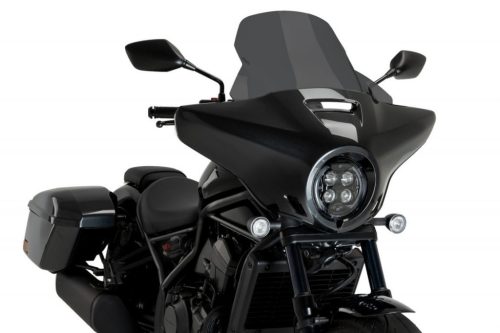Windscreen PUIG HIGH - ROAD 21545F dark smoke