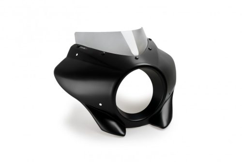 Semifairing PUIG MIRAGE SPORT 21604H smoke matt black housing