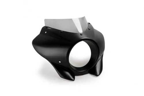 Semifairing PUIG MIRAGE SPORT 21604H smoke matt black housing