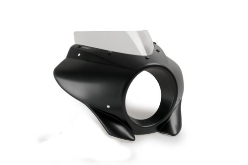 Semifairing PUIG MIRAGE SPORT 21604W transparent matt black housing