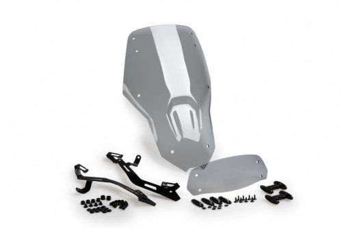 Windscreen PUIG TOURING WITH VISOR 21739H smoke