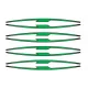 Rim strip PUIG 21833V verde set of 8 rim strips