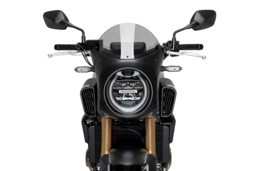 Semifairing PUIG RETRO 21961H smoke black housing